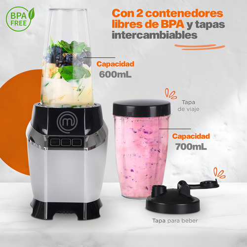 Licuadora Procesadora Nutri-blender Max Con Vaso Masterchef