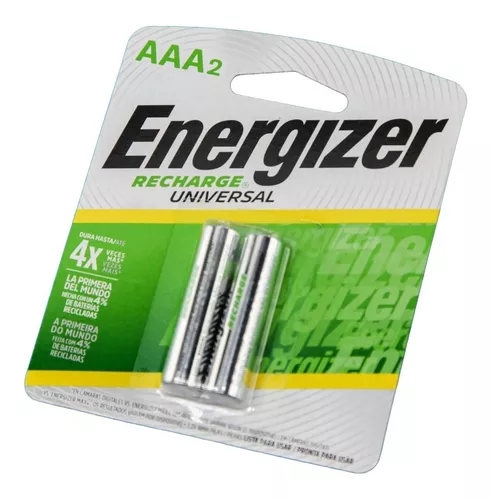 Combo Cargador Pilas Recargables + 2 Pilas AA - Energizer