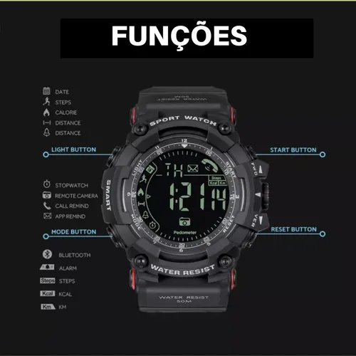 Smartwatch Relogio Militar Esporte Spovan Pr2 2 Original