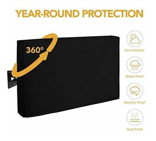 Cubierta De Tv Easy-going Exteriores De 44 A 46 Pulgadas