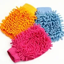 Comprar 2 Guantes De Microfibras Lavado De Autos Motos Bicicletas