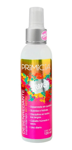 Desenredante Primicia Teens Spray 120 Ml