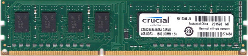 Ddr Único Crucial 4 Gb (memoria Escritorio Udimm 240 Pines