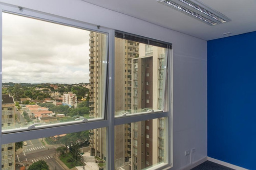 Duas Salas Comerciais Conjugadas, 2 Vagas - Helbor Office Champagnat - Bigorrilho - Sa0024