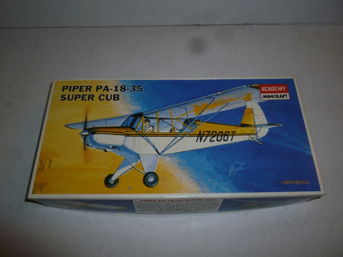 Avion Piper Pa-18-35 Super Cub Kit Escala 1/48 Academy Minic (Usado)