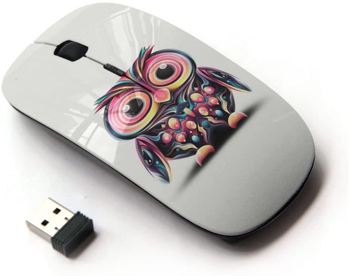 Mouse Koolmouse, Diseno De Buho Animado/inalambrico 2.4g