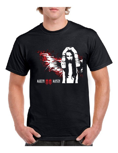 Playera -  Marilyn Manson - Rock Heavy Metal Rocker