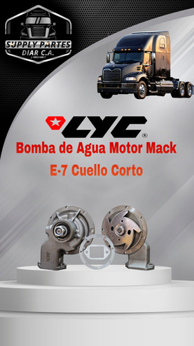 Bomba De Agua Mack E-7 Electronico Vision Y Granite