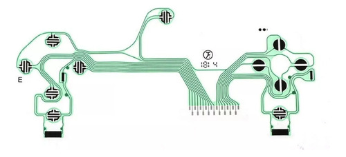 Membrana Cunductora Flex Para Control Ps4 5ta Gen