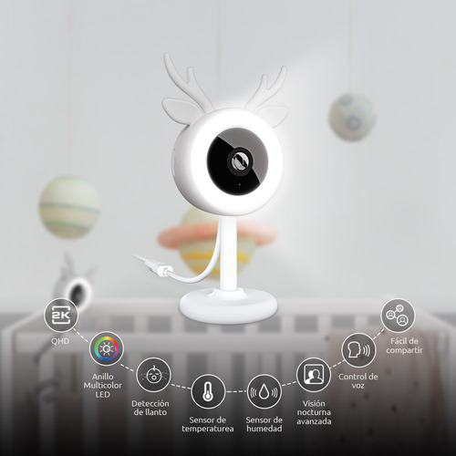 Camara Inteligente Wi-fi Para Bebé Nexxt Nhc-b100