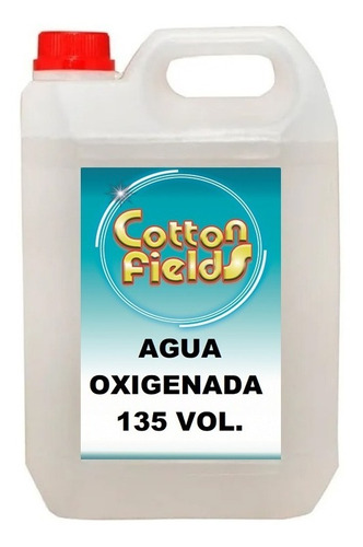 Agua Oxigenada 135 Volumenes X 5l - Maxima Calidad 