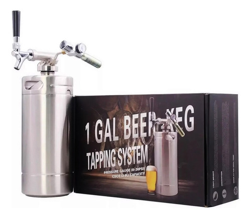 Growler (mini Barril Cervecero) 3.8lts - Entrega Inmediata