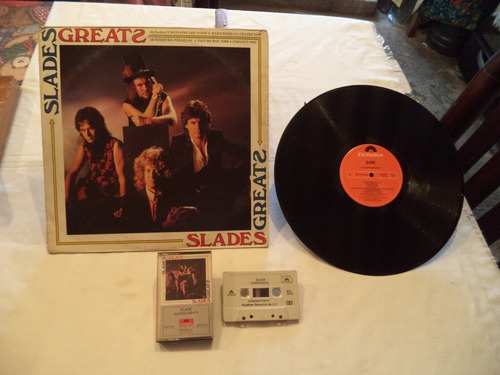 Slade Greats Exitos 1984 Lp Ingles Y Cassette Mexicano