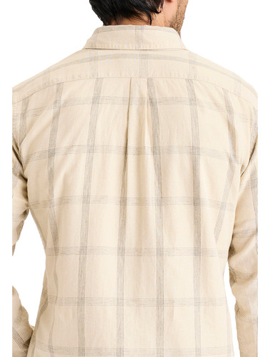 Camisa Hombre Original Slim Fit Beige Dockers