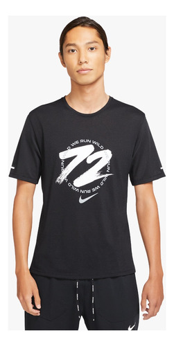 Polo Camiseta Nike Dri-fit Miler Wild Running Cod Cu5955