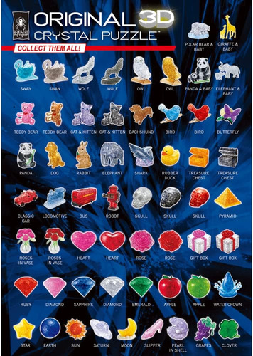 Original Puzzle De Cristal 3d - Teckel
