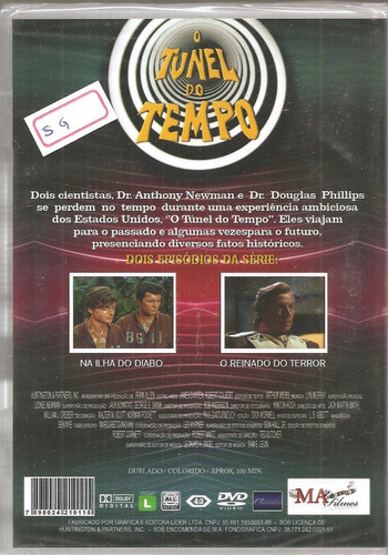 Dvd O Túnel Do Tempo Vol. 5 - Robert Colbert, James Darren