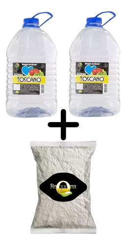 Kit 2 Vinagres De Álcool + 1kg De Bicarbonato De Sódio