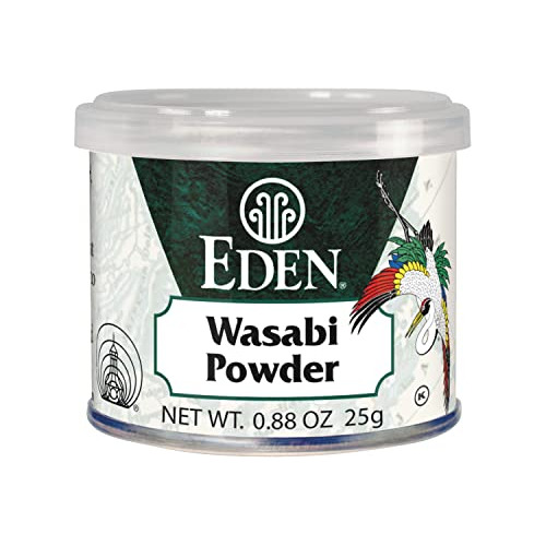 Polvo De Wasabi Eden 0.88 Oz Japonés Fiery