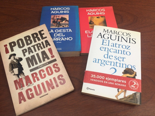 Marcos Aguinis X4 - Con Detalles - Oferta!!!