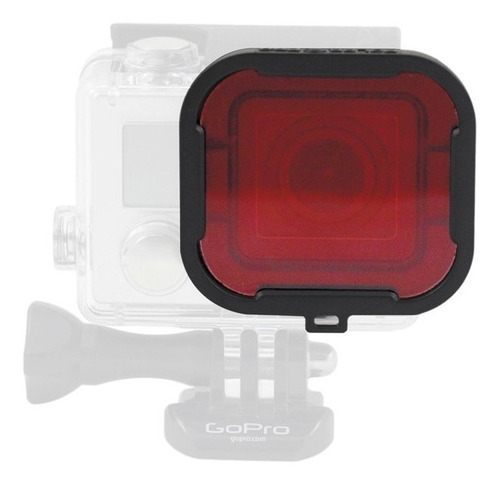 Imagen 2 de 3 de Polar Pro Red Filter Para Gopro Hero8 Con Carcasaprotectora