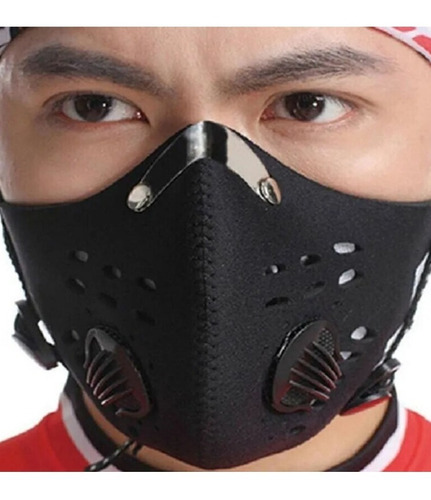 Mascara Cubrebocas Filtro Kn95 Pm2.5 Carbon Activado Lavable