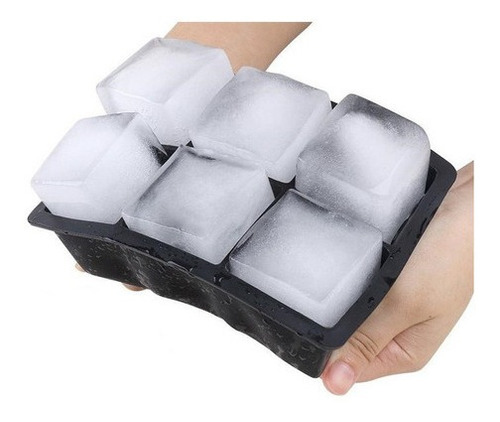 Ice Cube Silicona 6 Bebidas Grandes