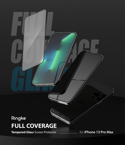 Imagen 5 de 10 de Templado Full Ringke Para iPhone 13 13 Mini Pro Pro Max