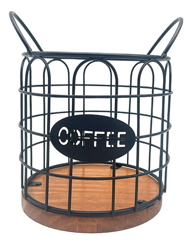 Soporte Elegante Para Guardar Cápsulas De Café S Negro