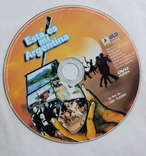 Está Es Mí Argentina Dvd Nuevo Película Tango Paisajes Danza