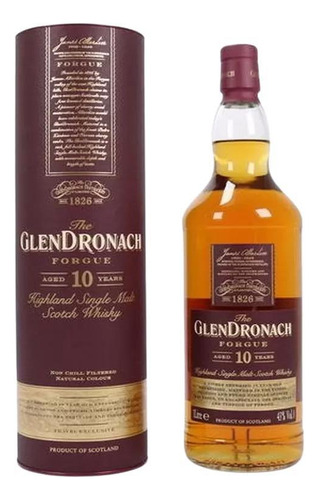 Whisky Glendronach 10 Anos Forgue 1000ml 43% - Single Malt