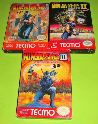 Ninja Gaiden I, Ii Y Iii Nintendo Nes (mr2023) Snes