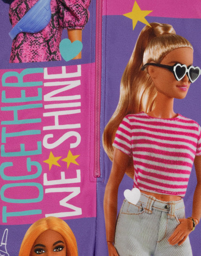Barbie. Pijama Rosa Para Niñas