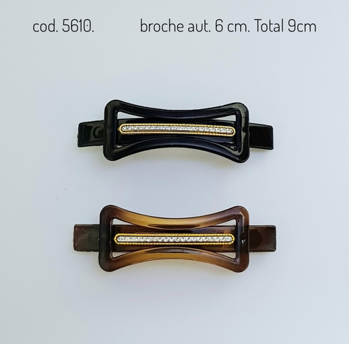 Broche Cabello (marrón Y Carey). Por 2 Unidades