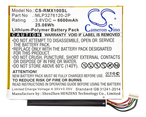 Choyoqer Bateria Repuesto Para Tableta Elipsis 10 16 Gb Xlte