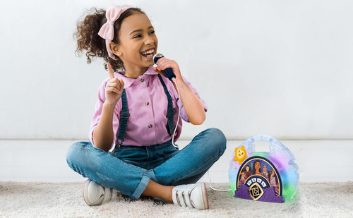 Ekids Disney Wish Micrófono Karaoke Con Bluetooth Speak...