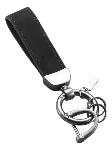 2 Auto Llaveros Llavero Clip Resistente Al Desgaste Negro