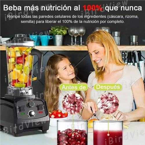 Licuadora Profesional Usorudo,blender Parahielo,1800w 2l