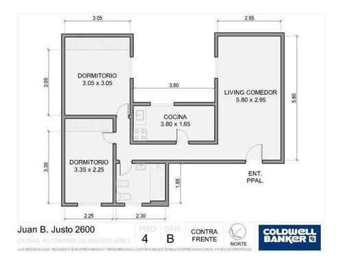 Imagen 8 de 8 de Venta Dpto 3 Ambientes, Muy Luminoso. Excelente Ubicación. Apto Crédito.
