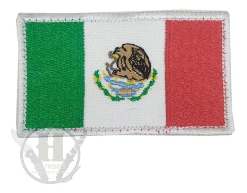 Parche Bordada Bandera Mexico Clasica Abrojo Cdmx Xa Xb Xc