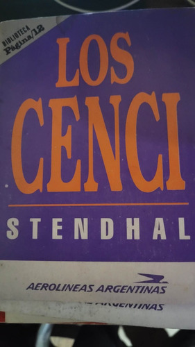 Libro Los Cenci/stendhal