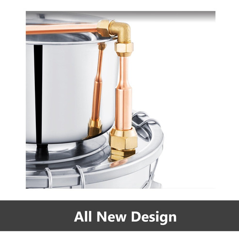 Kit Destilador Alcohol Desennie Shine Still 30l Acero