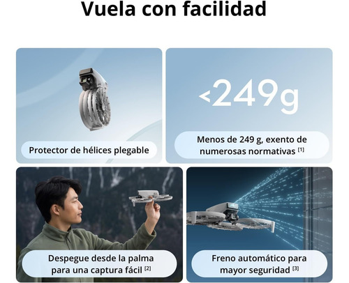Drone Dji Flip (rc-n3) 4k Uhd 31min Vuelo, 249g Color Gris