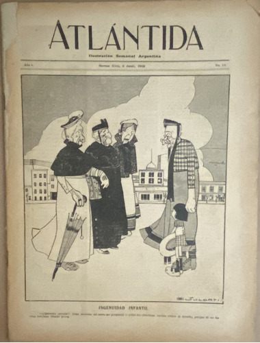 Atlántida Revista Semanal Argentina, Nº 14 , 1918, Ex04 Leer