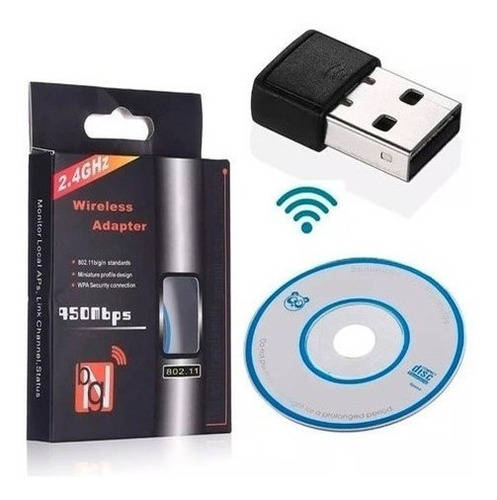 Adaptador Inalambrico Usb Wifi Internet 1200 Mbps 2.4ghz