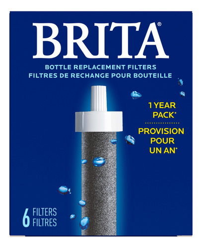Brita Repuesto De Filtro De Agua Para Botellas De Agua, Dura