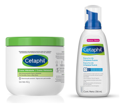 Cetaphil Crema Hidratante + Espuma Facial De Regalo