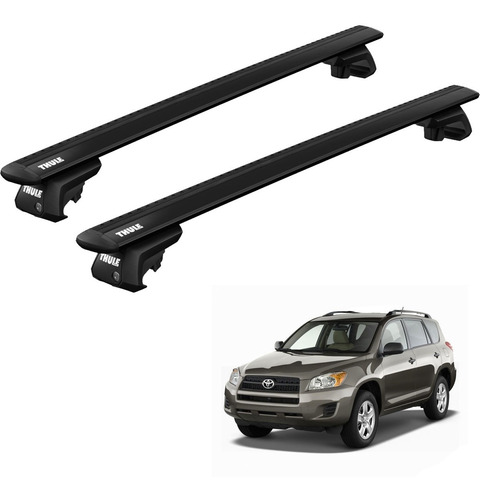 Rack Bagageiro Teto Toyota Rav4 Suv 2011 Até 2012 Evo Thule