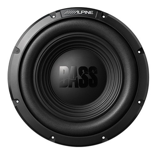 Subwoofer Alpine 12 Pulgadas 250 Rms W12s4 Color Negro