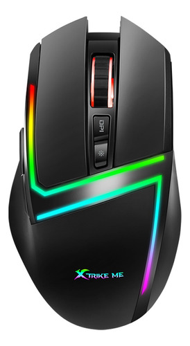 Mouse Gamer Xtrike Me Gm-414 Retroiluminado Rgb 7 Botones Rt